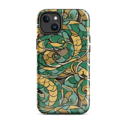 Verdant Dragonwork on a MagSafe Tough Case for iPhone®
