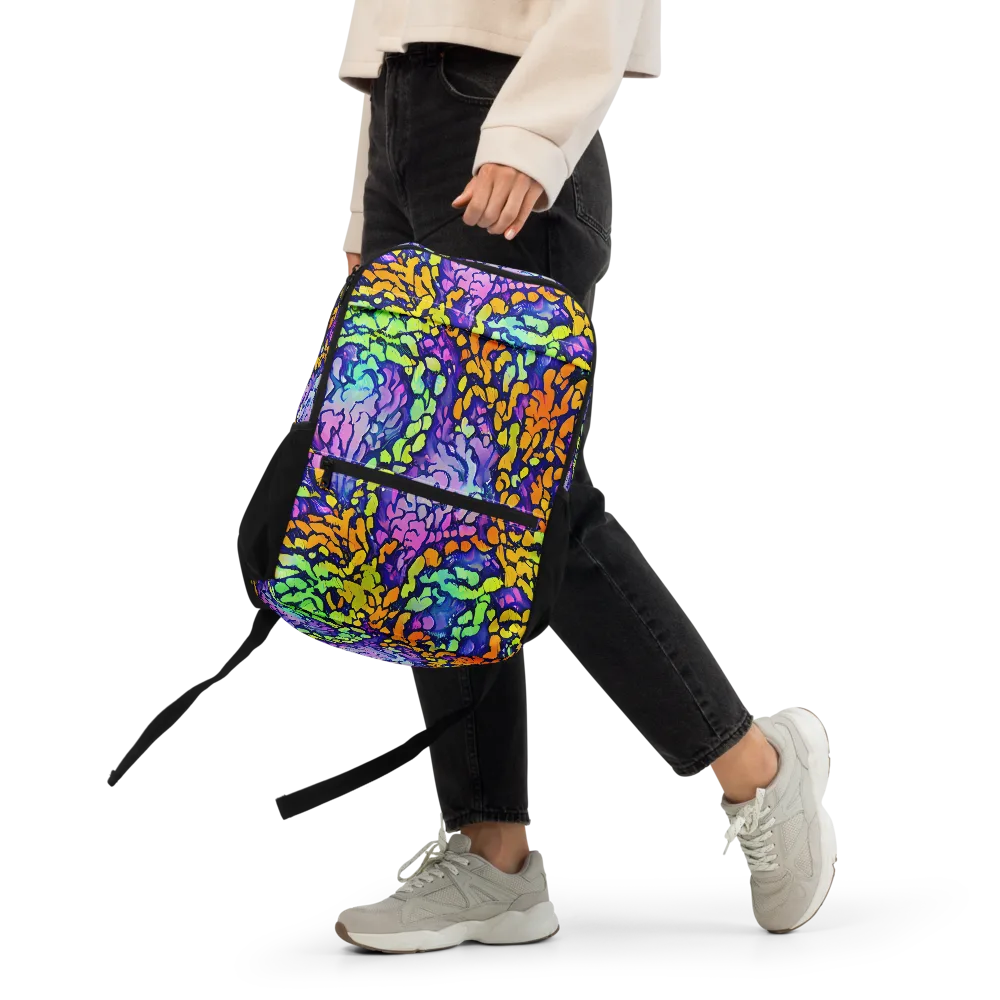 Surreal Waveforms on Utility Backpack — Front