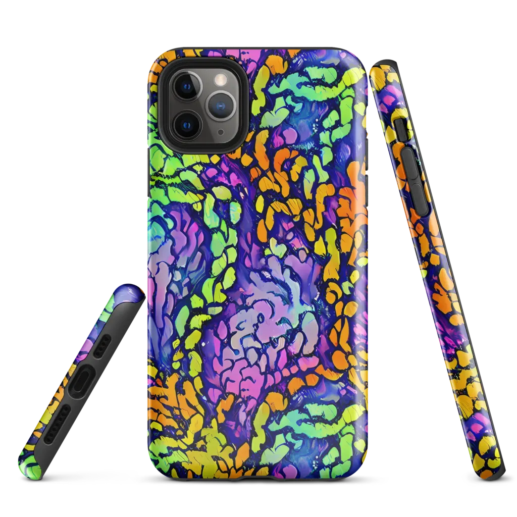 Surreal Waveforms on Tough Case for iPhone® — Front