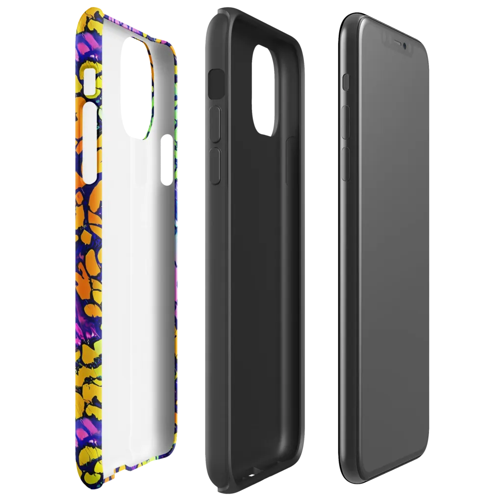 Surreal Waveforms on Tough Case for iPhone® — Right