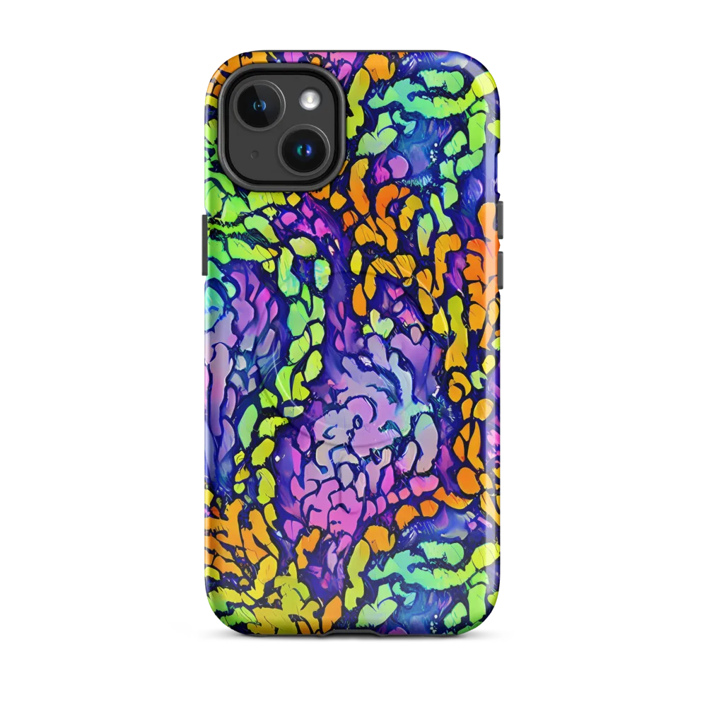 Surreal Waveforms on MagSafe Tough Case for iPhone® — Front