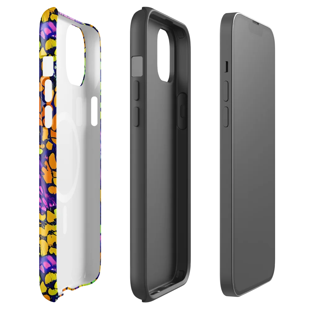 Surreal Waveforms on MagSafe Tough Case for iPhone® — Front