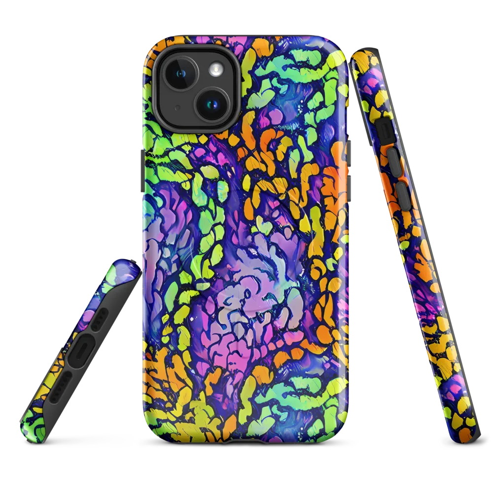 Surreal Waveforms on MagSafe Tough Case for iPhone® — Front