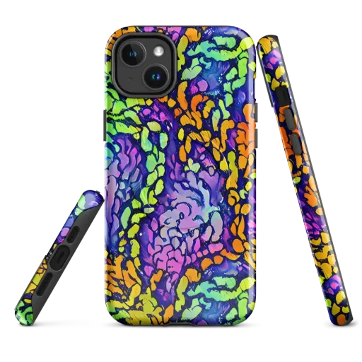Surreal Waveforms on a MagSafe Tough Case for iPhone®