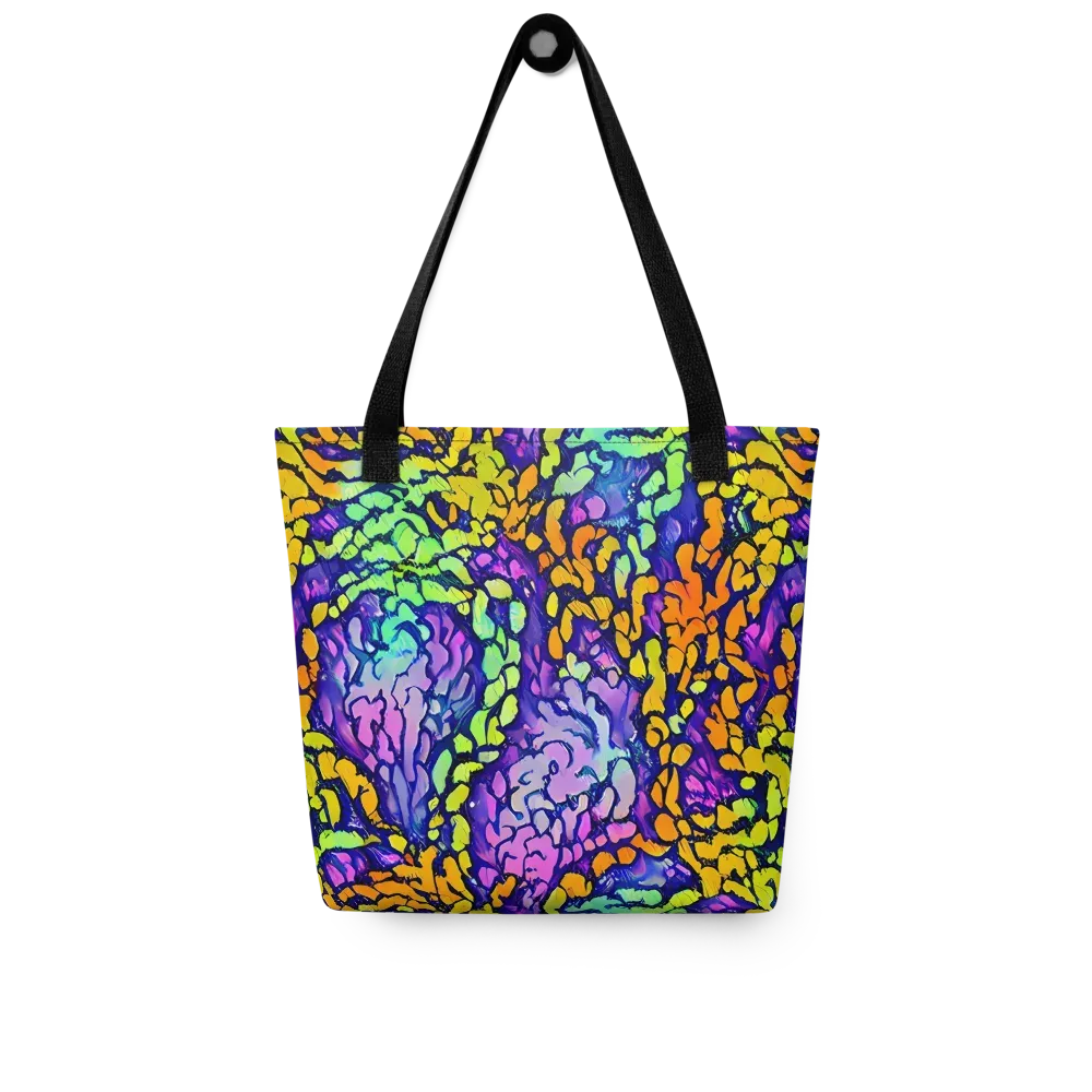 Surreal Waveforms on Tote Bag — Front