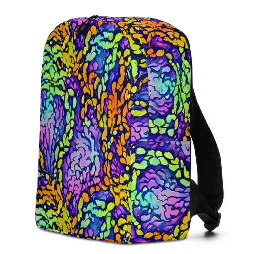 Surreal Waveforms on a Minimalist Backpack