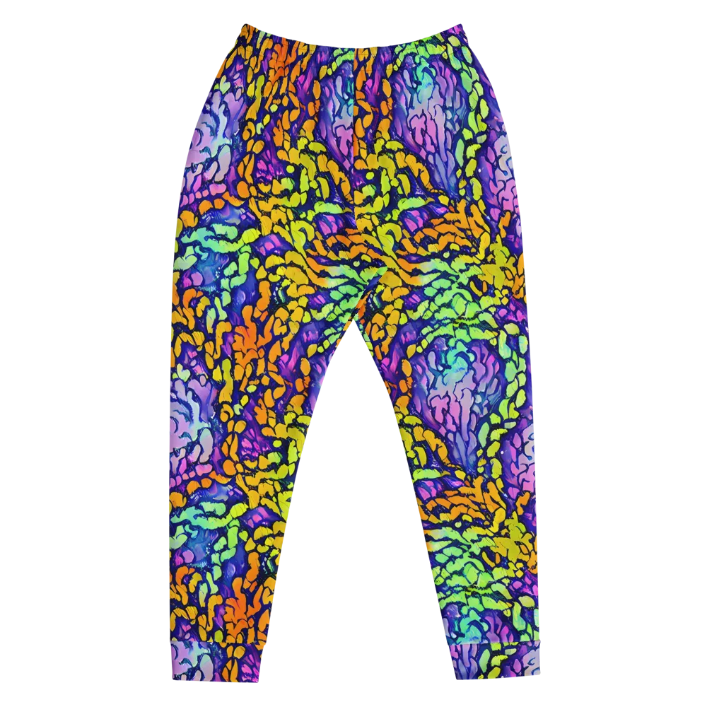 Surreal Waveforms on Men's Joggers — Front