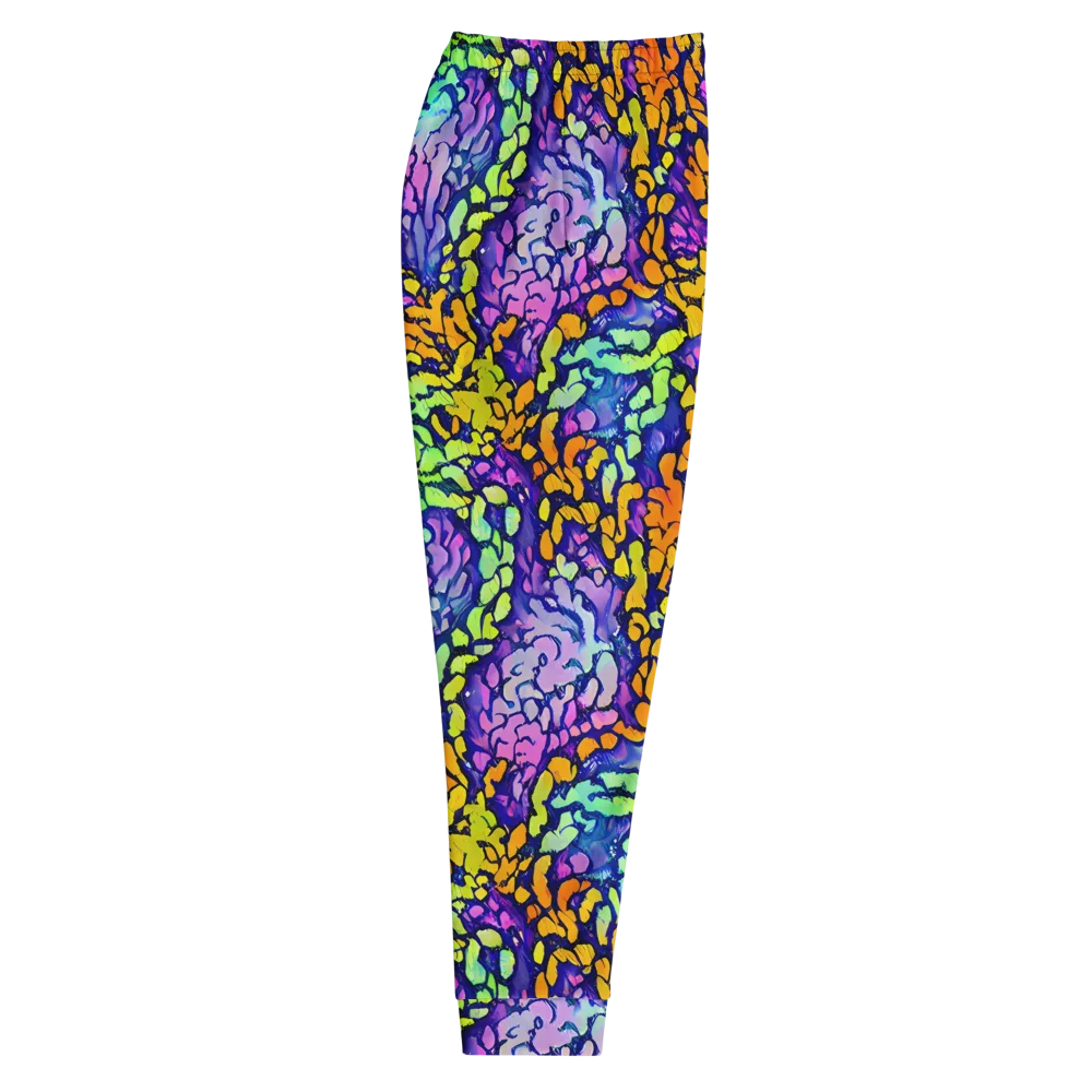 Surreal Waveforms on Men's Joggers — Right