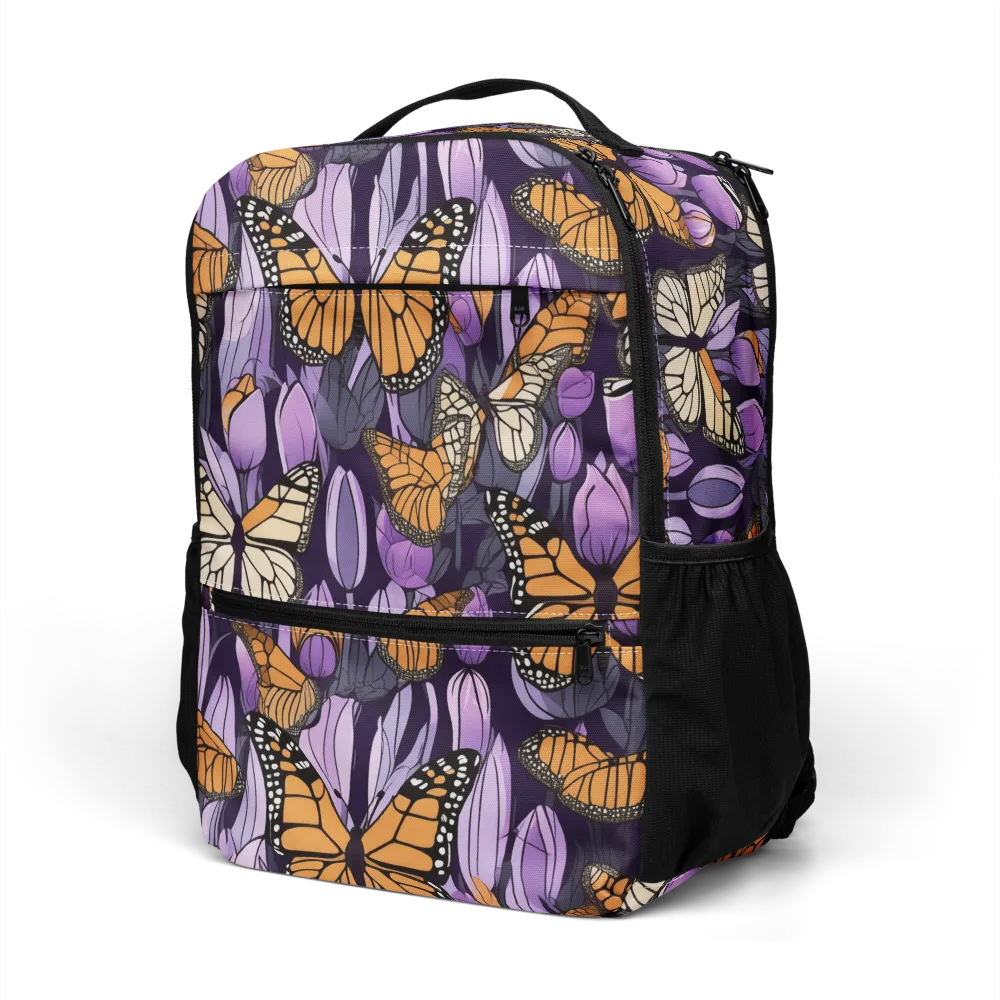 Monarch Nocturne on Utility Backpack — Left Front