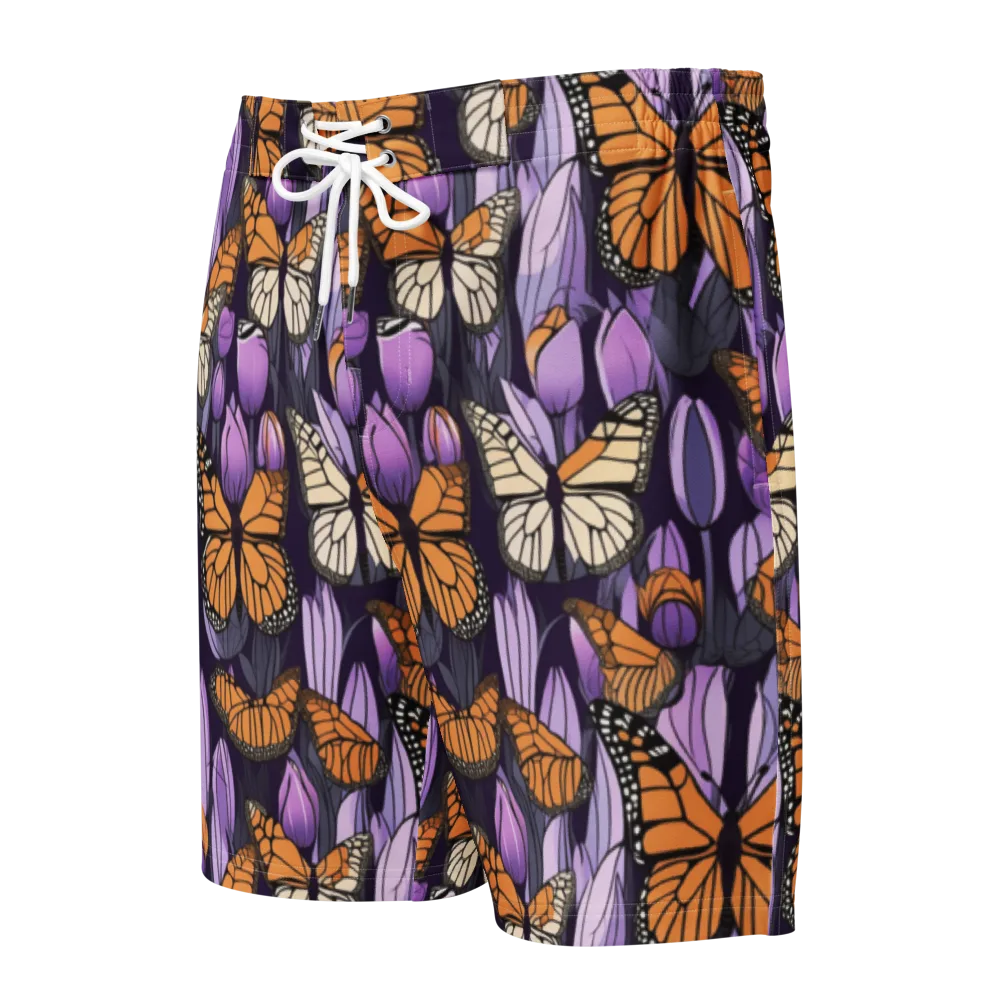 Monarch Nocturne on Men's Board Shorts — Front