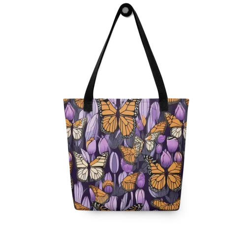 Monarch Nocturne on a Tote Bag