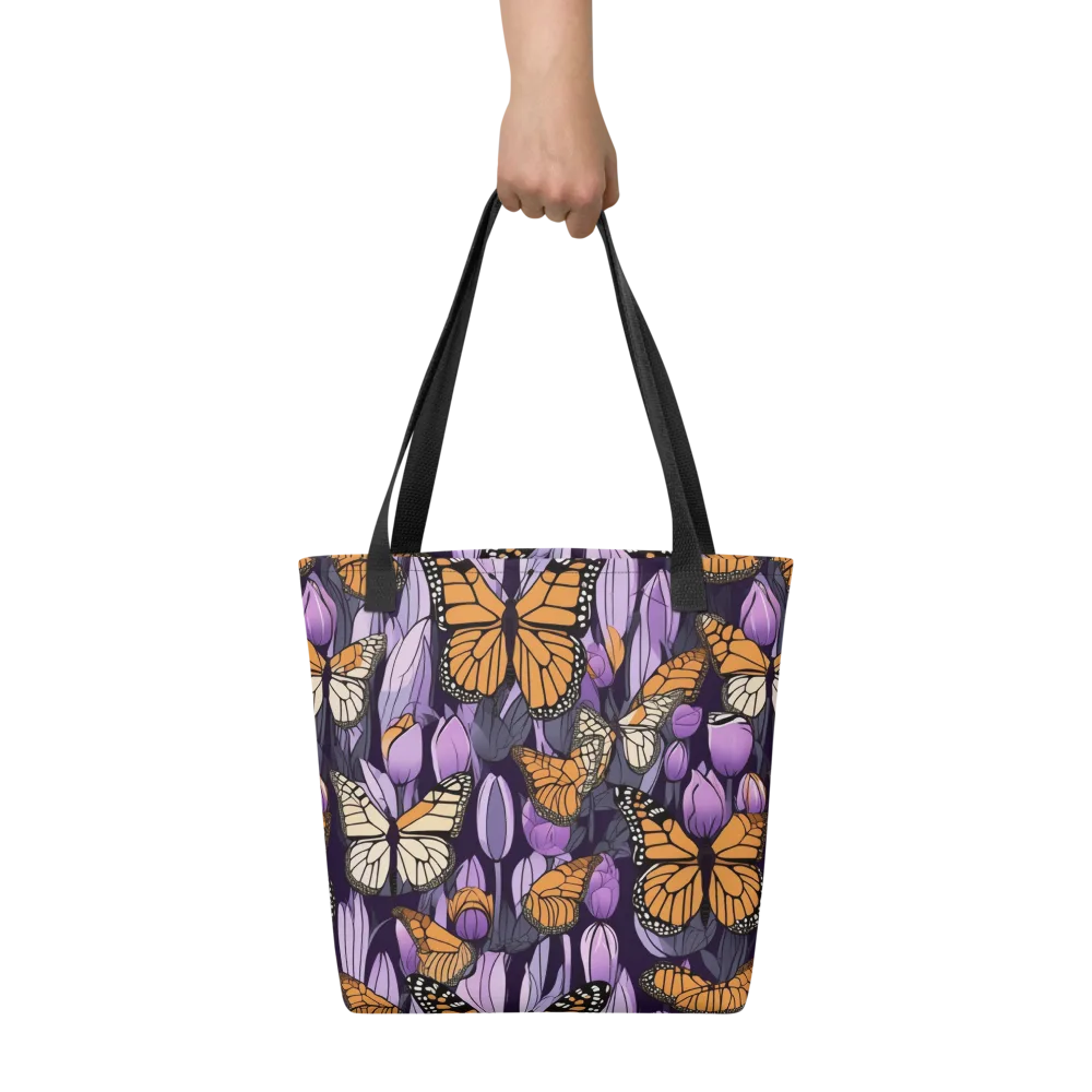 Monarch Nocturne on Tote Bag — Front