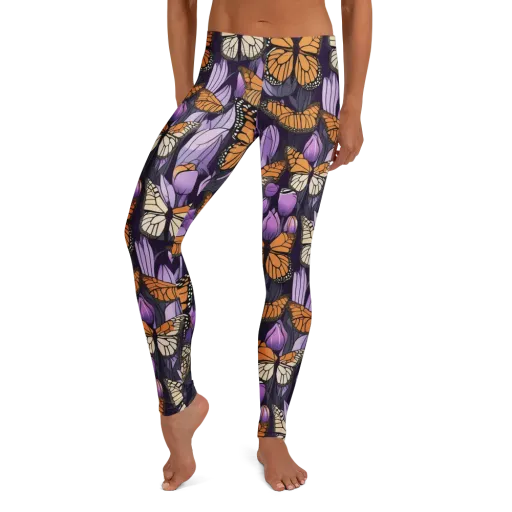 Monarch Nocturne on a Leggings