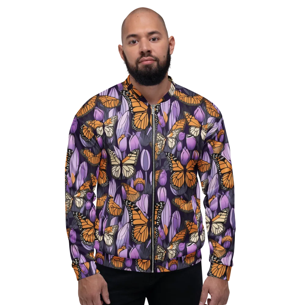 Monarch Nocturne on Bomber Jacket — Front