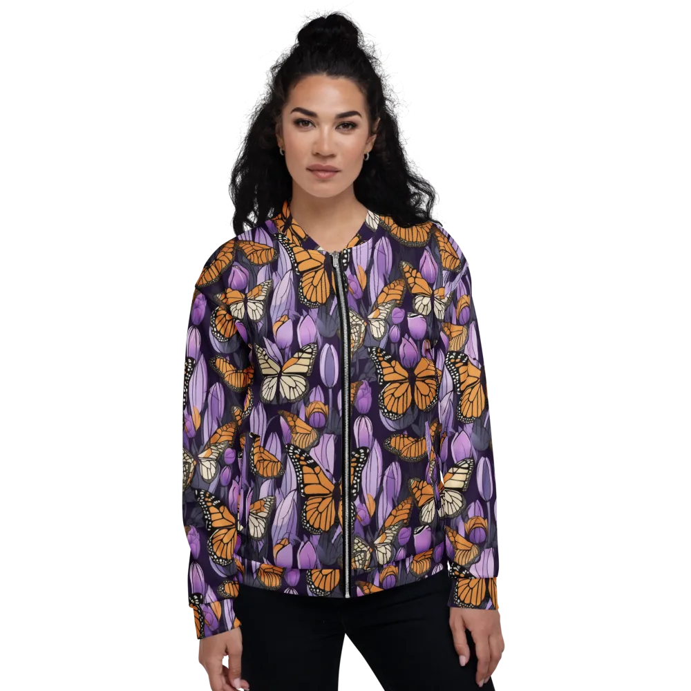 Monarch Nocturne on Bomber Jacket — Front