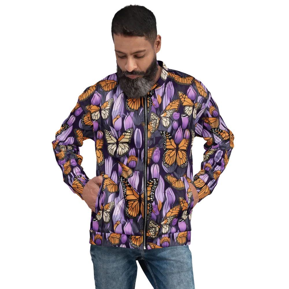 Monarch Nocturne on Bomber Jacket — Front