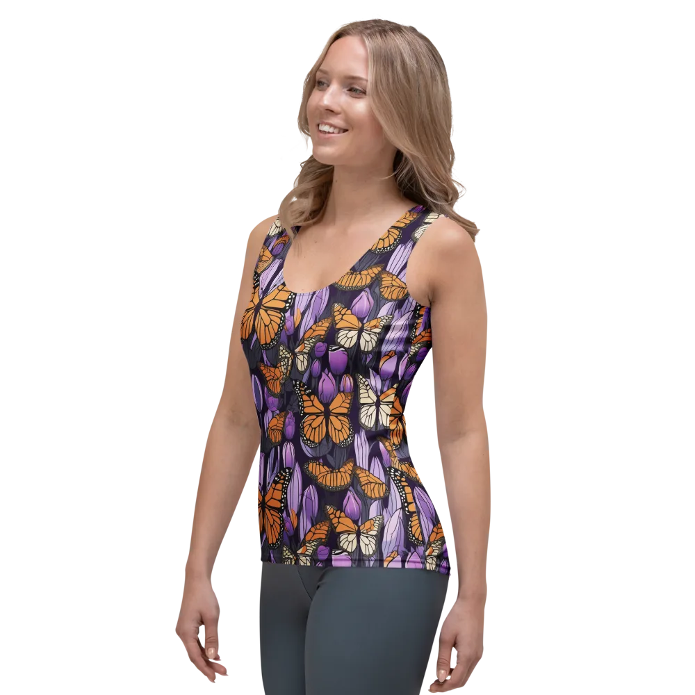 Monarch Nocturne on Women's Tank Top — Left Front