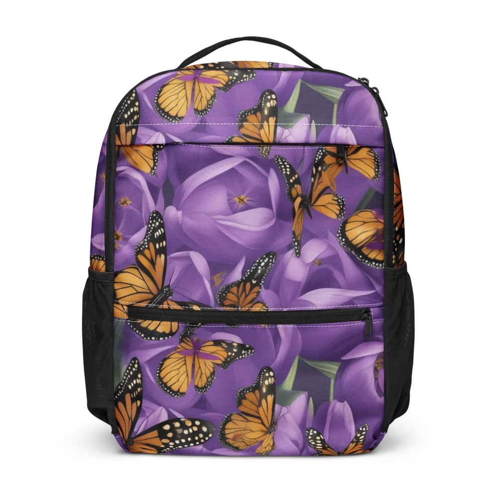 Monarch Violet on Utility Backpack — Front