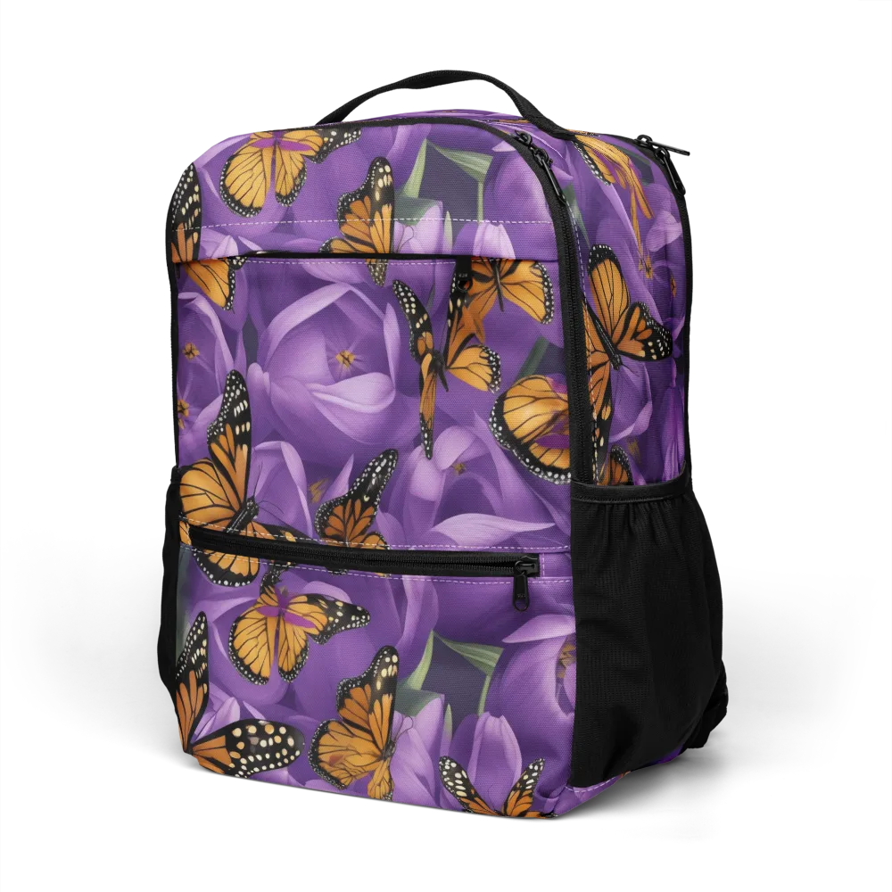 Monarch Violet on Utility Backpack — Left Front