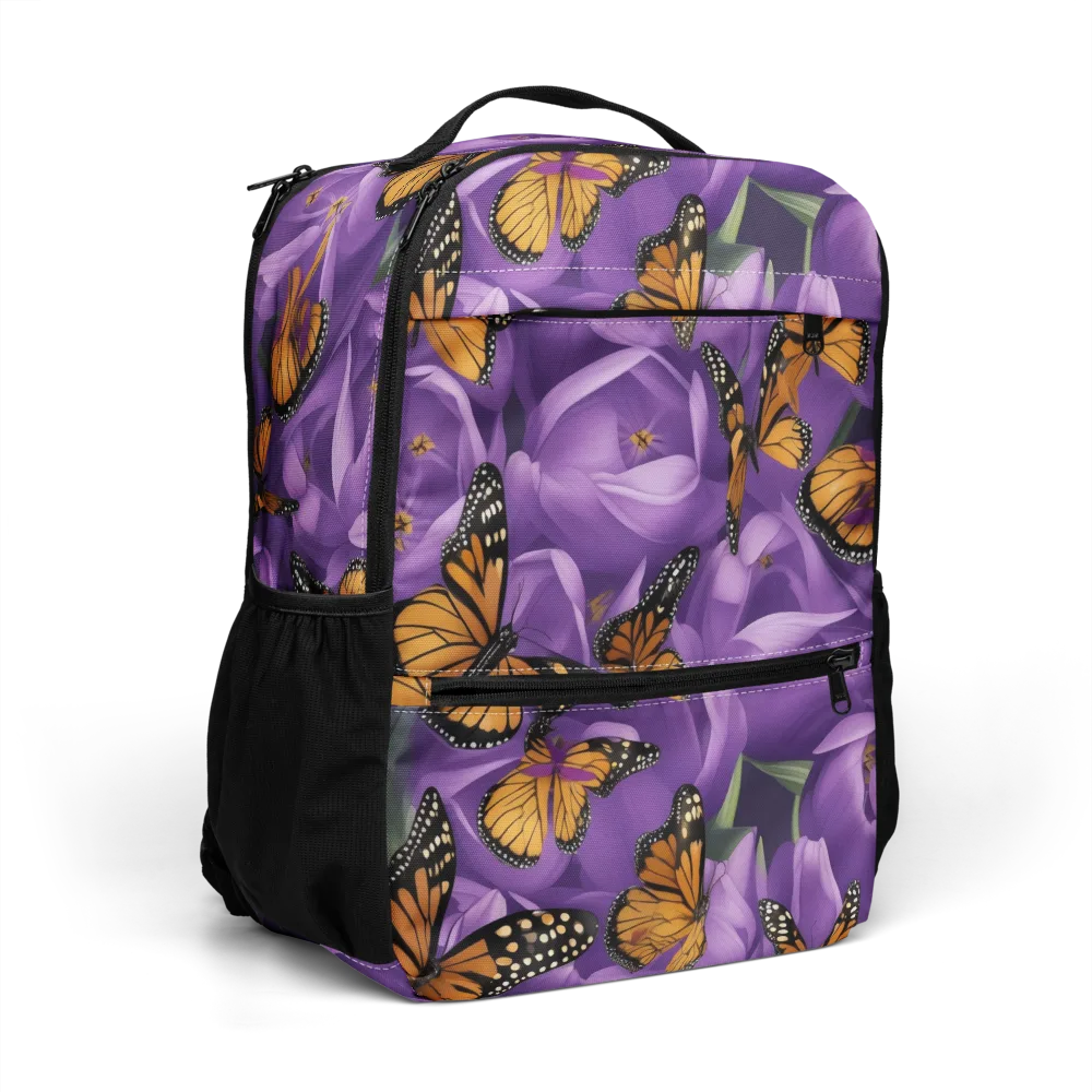 Monarch Violet on Utility Backpack — Right Front