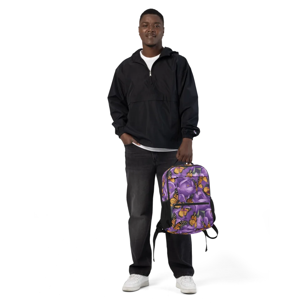 Monarch Violet on Utility Backpack — Front