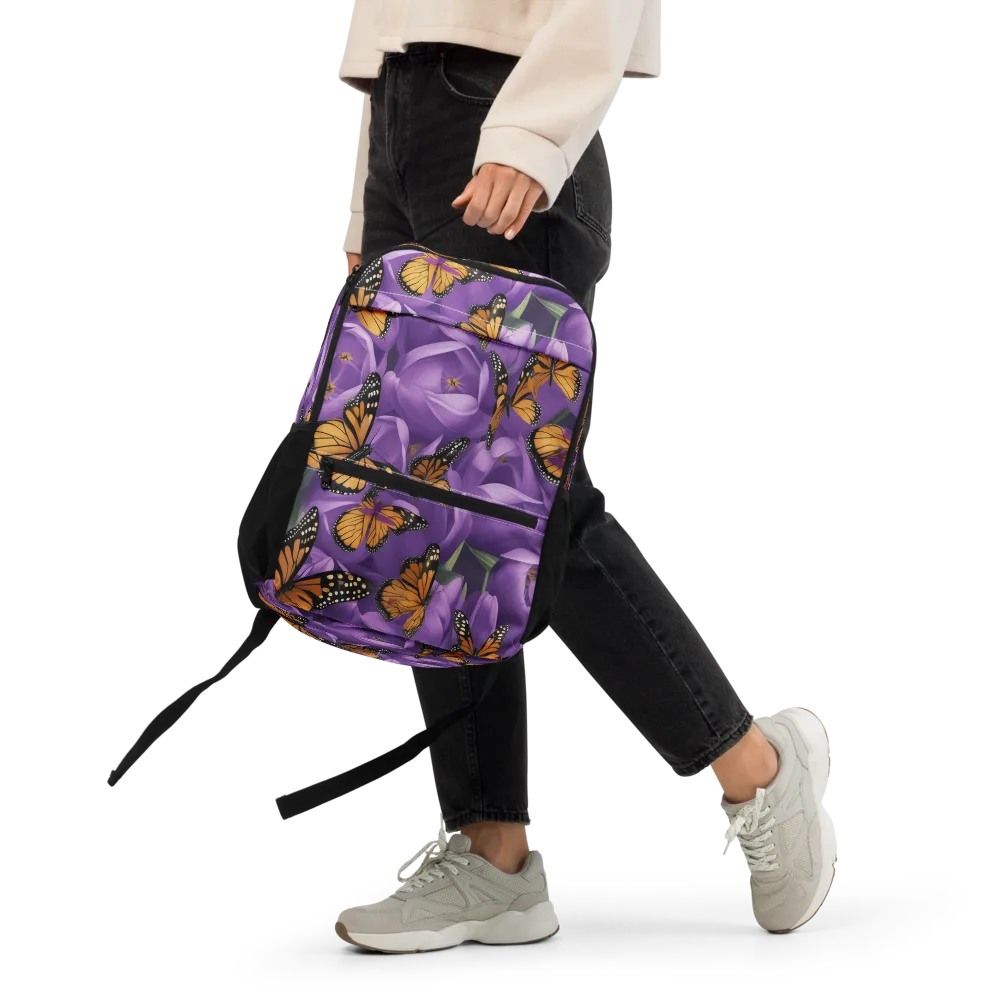 Monarch Violet on Utility Backpack — Front