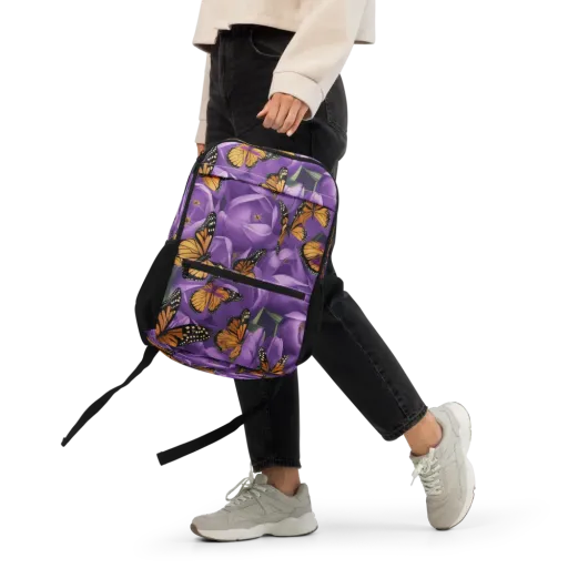 Monarch Violet on a Utility Backpack