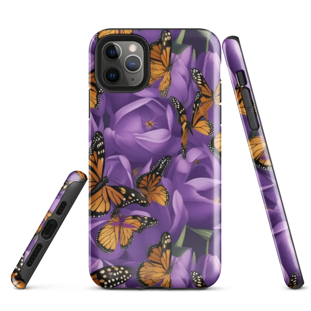 Monarch Violet on Tough Case for iPhone® — Front