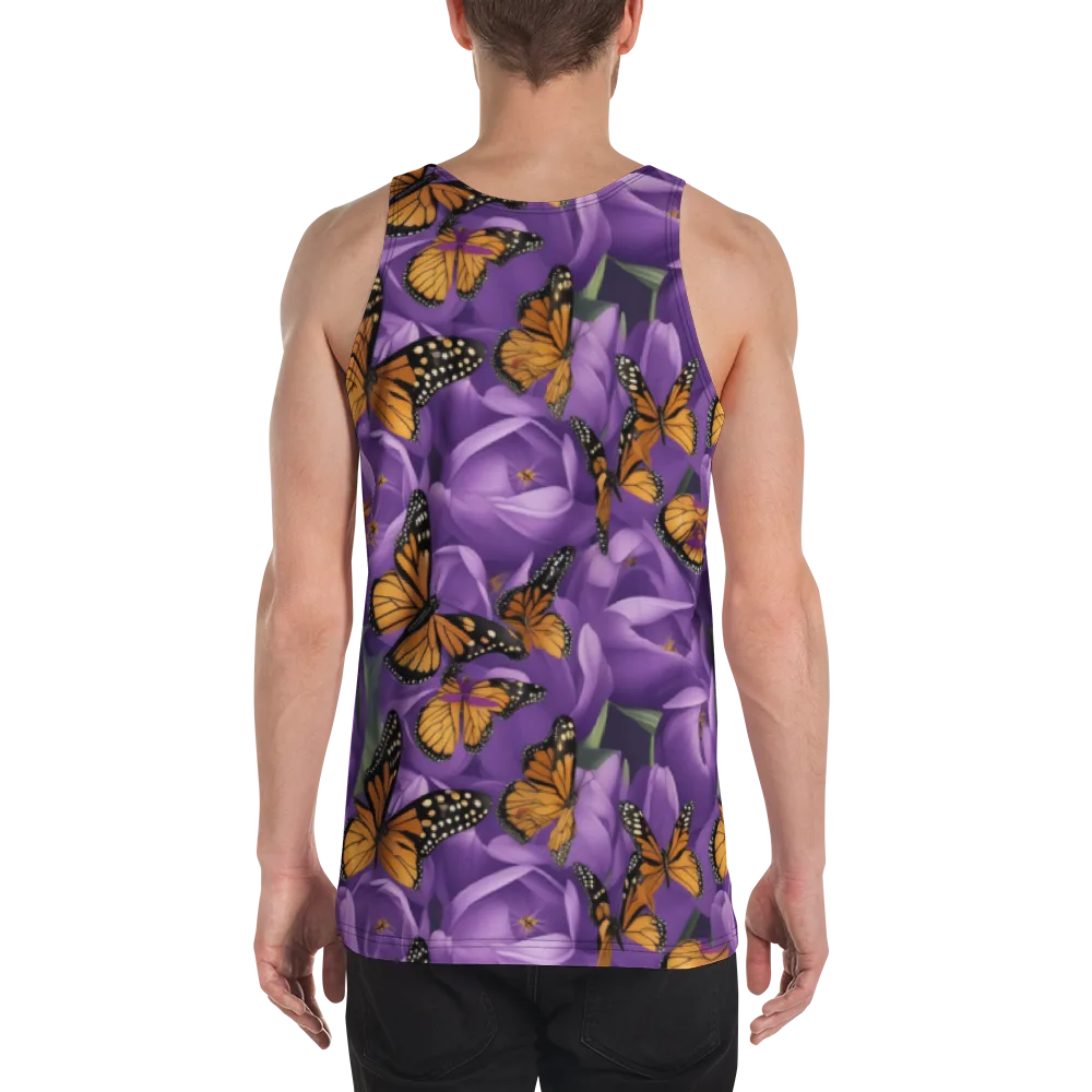Monarch Violet on Men's Tank Top — Back