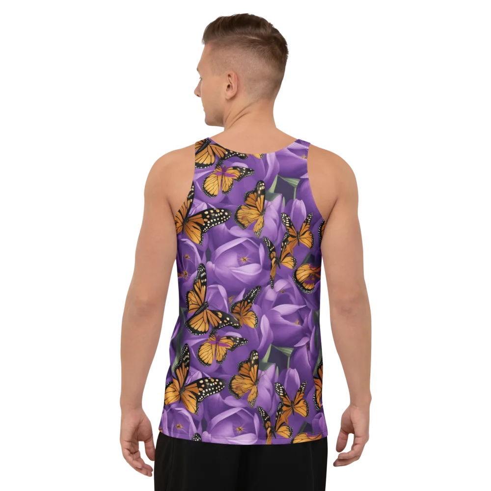 Monarch Violet on Men's Tank Top — Back