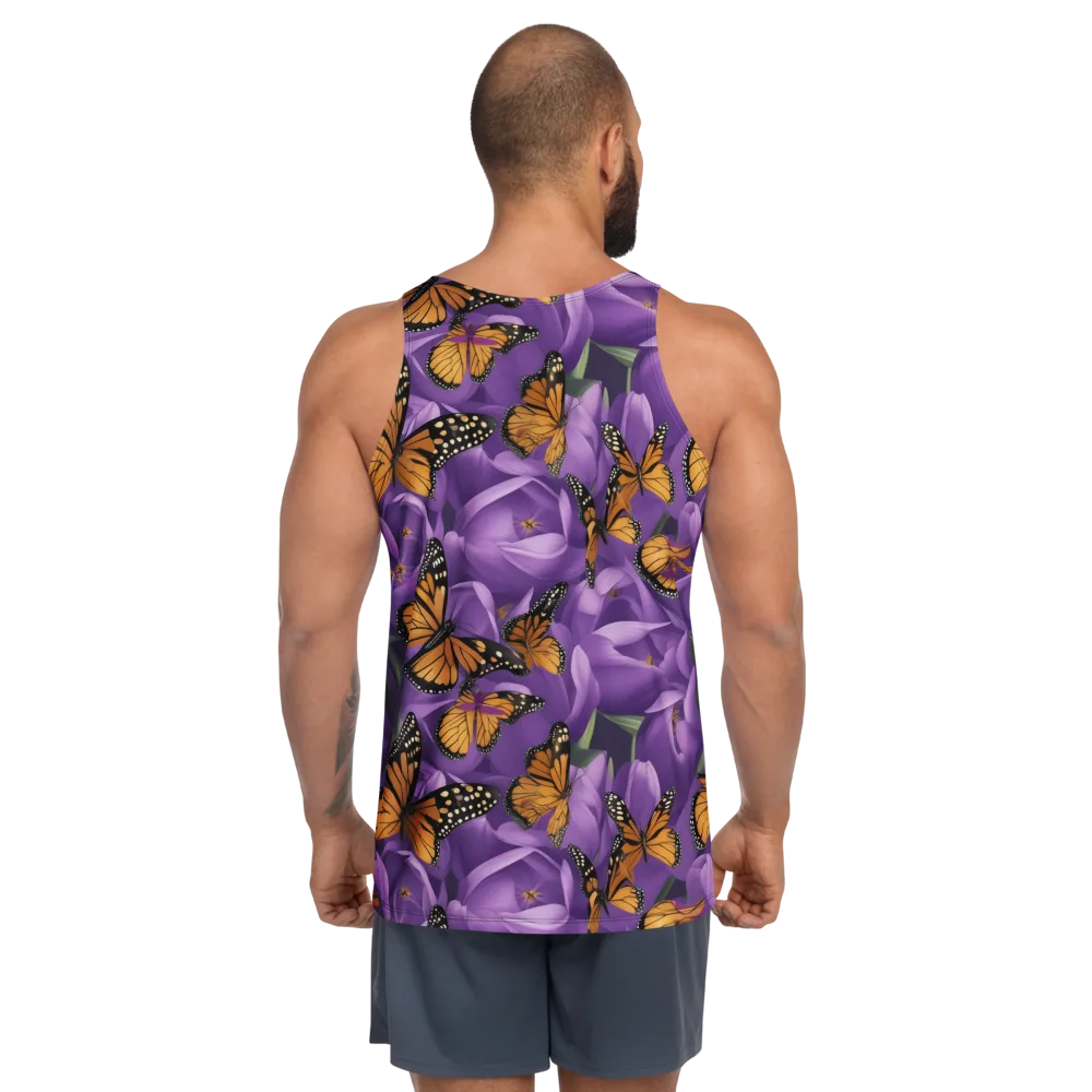 Monarch Violet on Men's Tank Top — Back