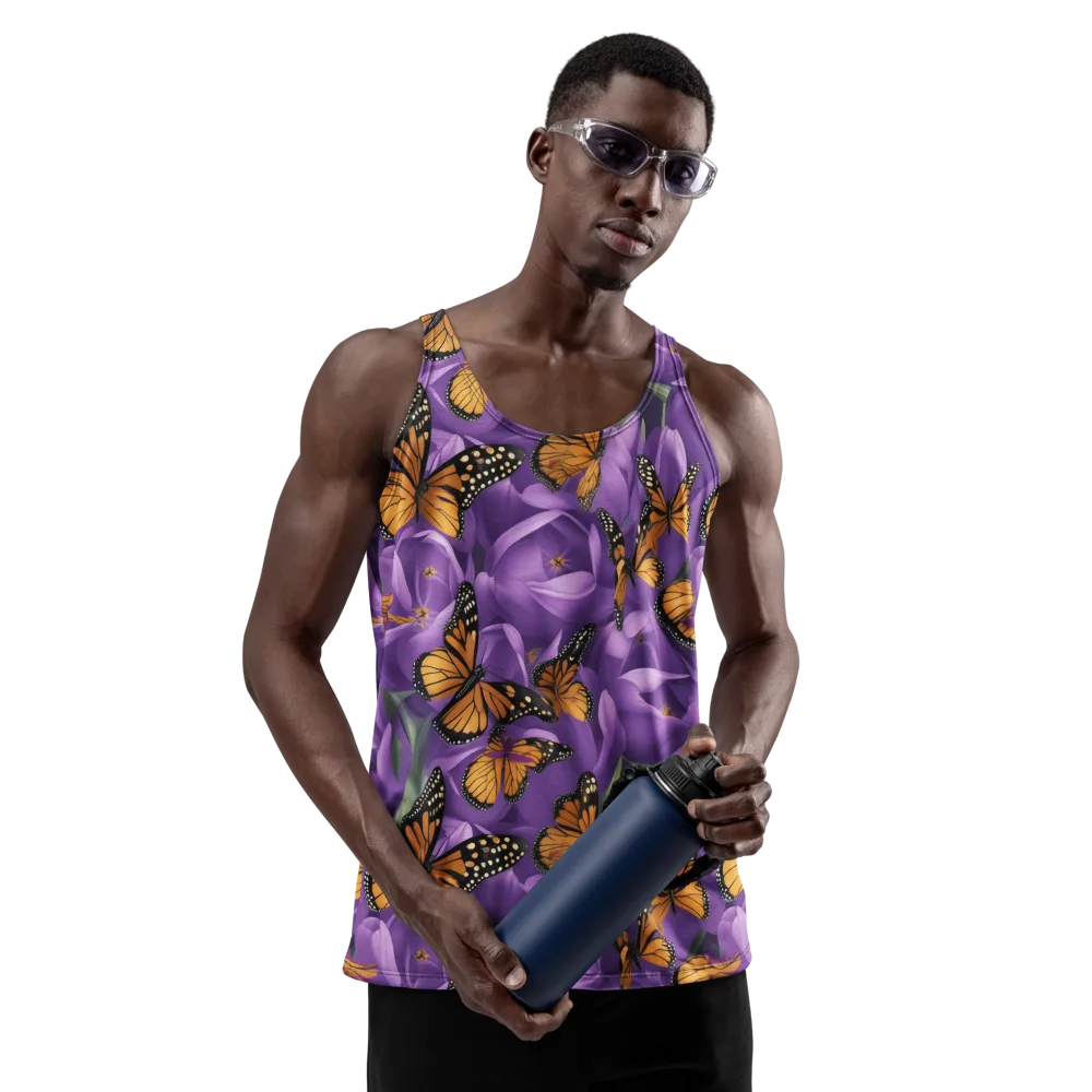 Monarch Violet on Men's Tank Top — Front