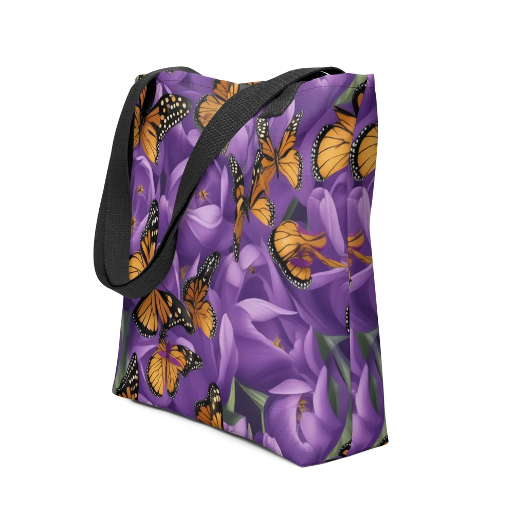 Monarch Violet on Tote Bag — Front