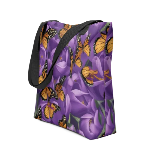 Monarch Violet on a Tote Bag