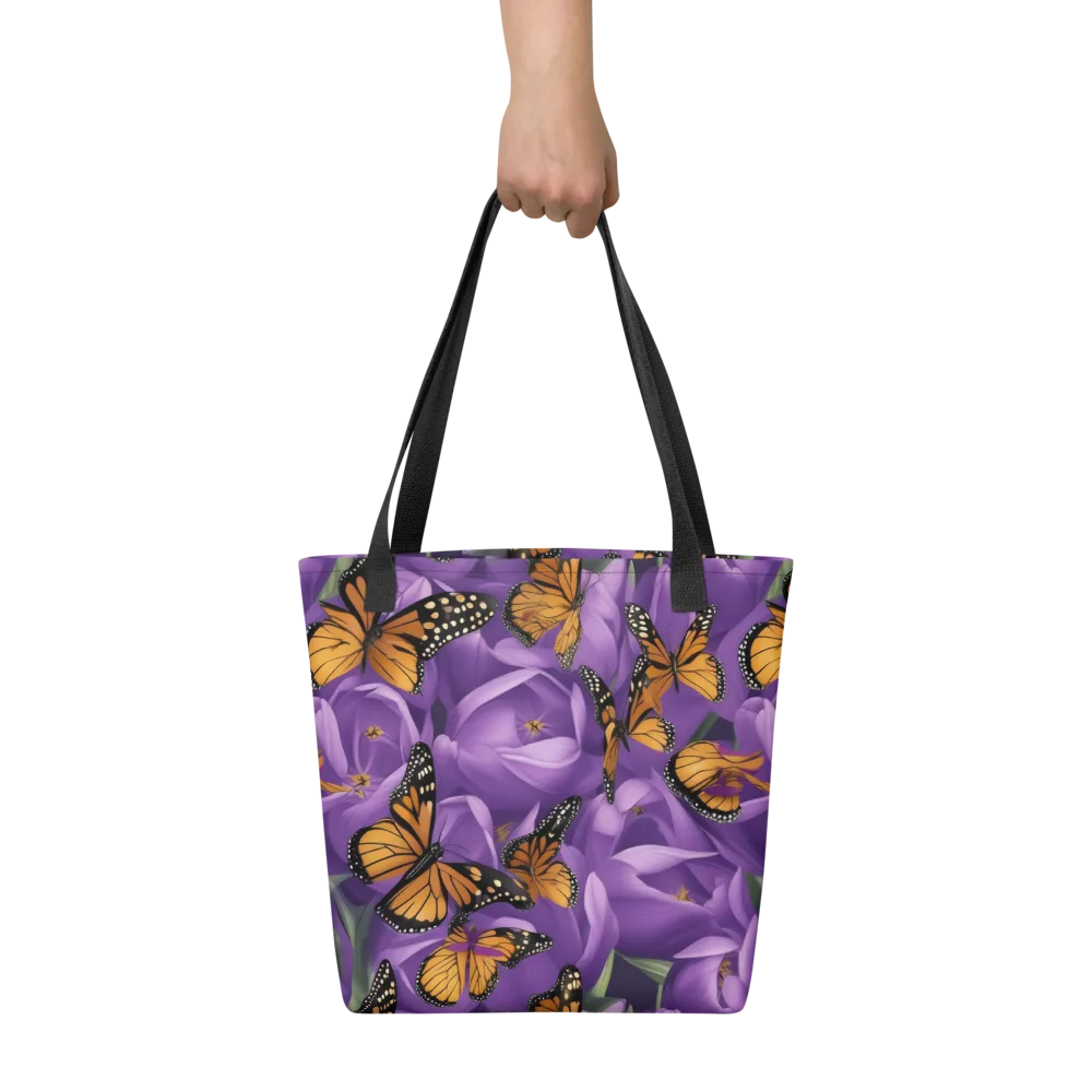 Monarch Violet on Tote Bag — Front