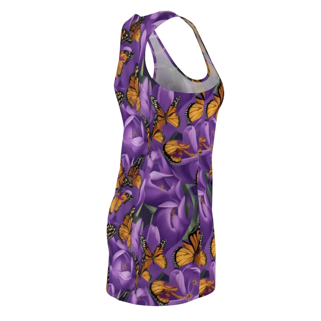 Monarch Violet on Racerback Dress — Back Side