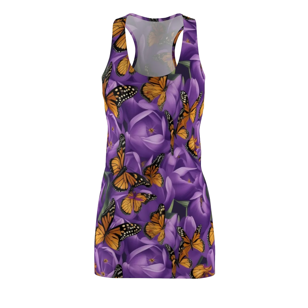 Monarch Violet on Racerback Dress — Front