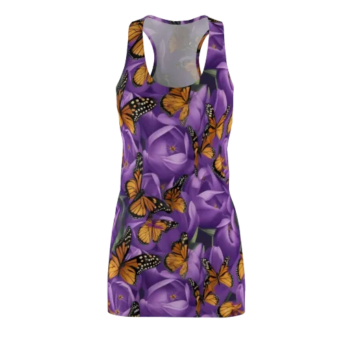 Monarch Violet on a Racerback Dress