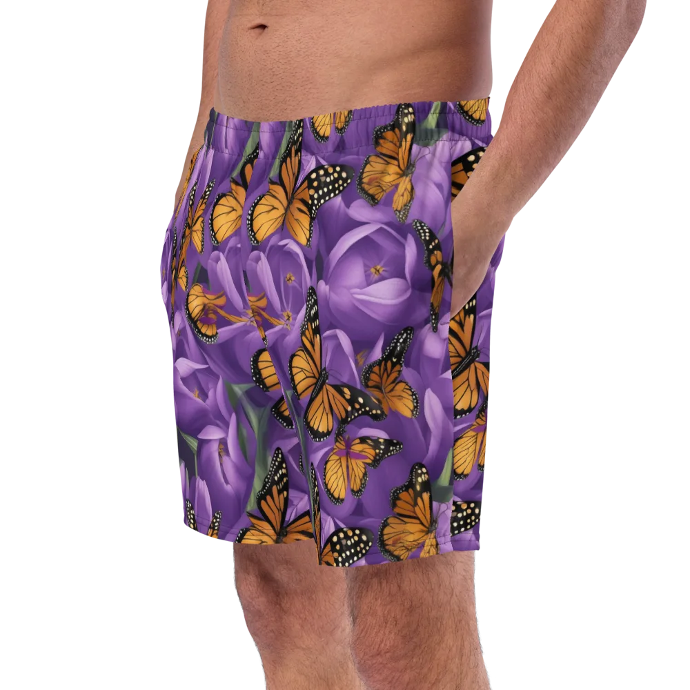 Monarch Violet on Swim Trunks — Left Front