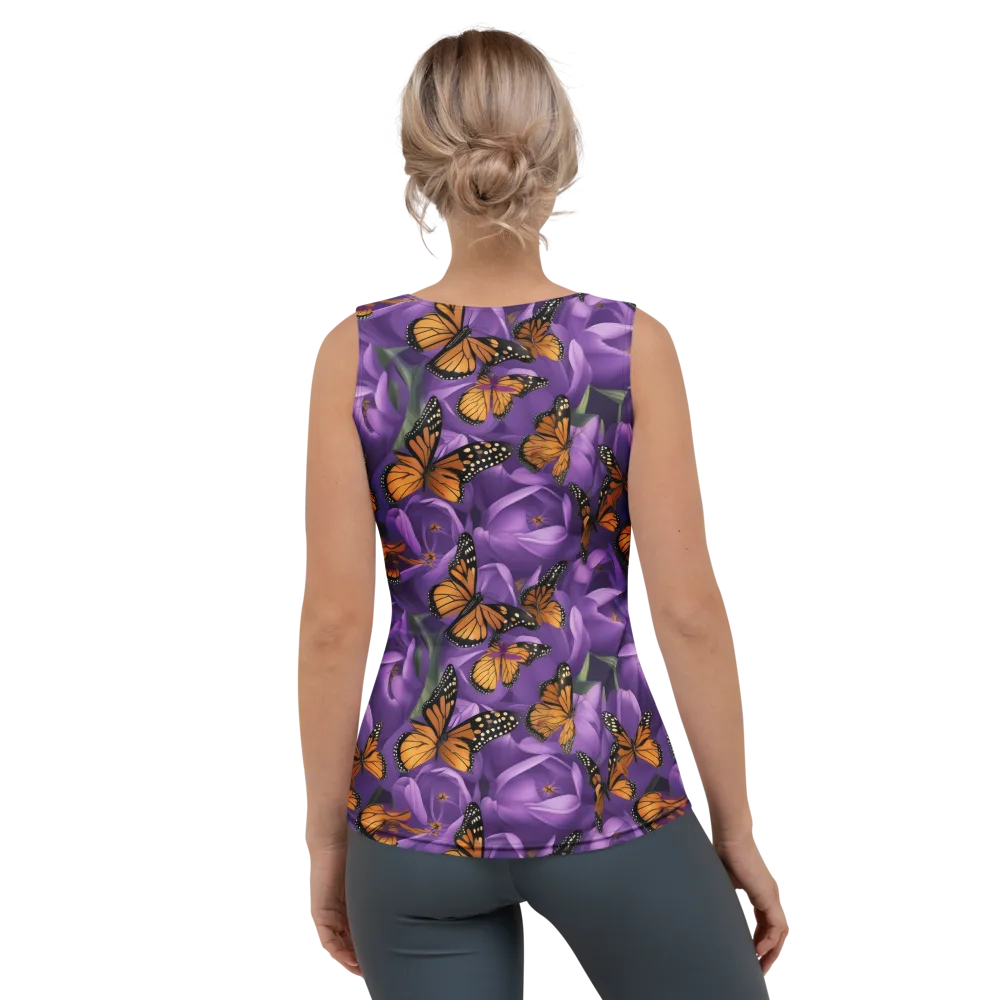 Monarch Violet on Women's Tank Top — Back