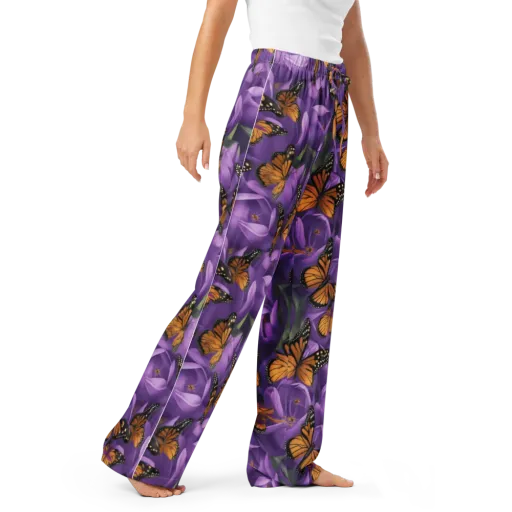 Monarch Violet on a Women's Pajama Pants