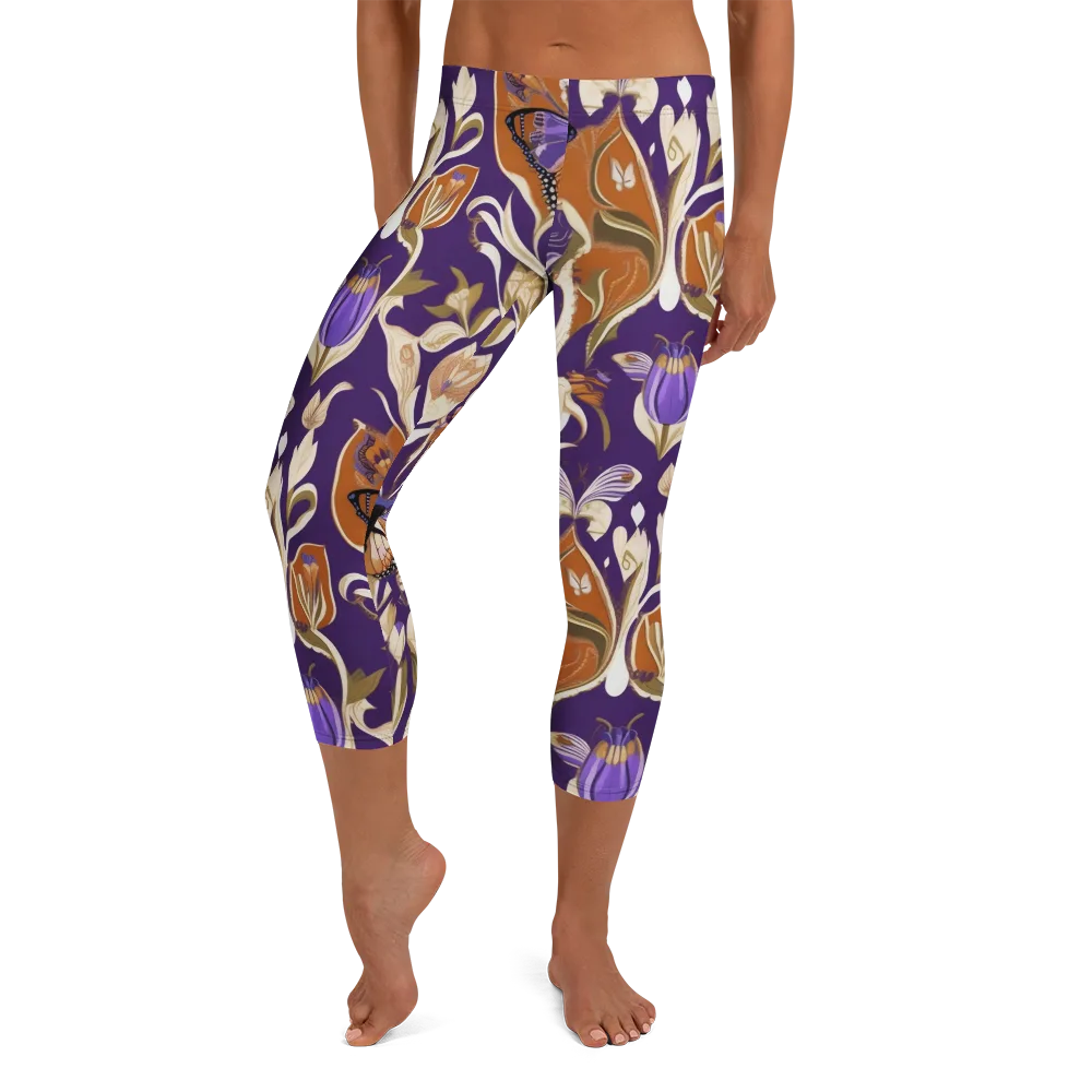 Amethyst Conservatory on Capri Leggings — Front