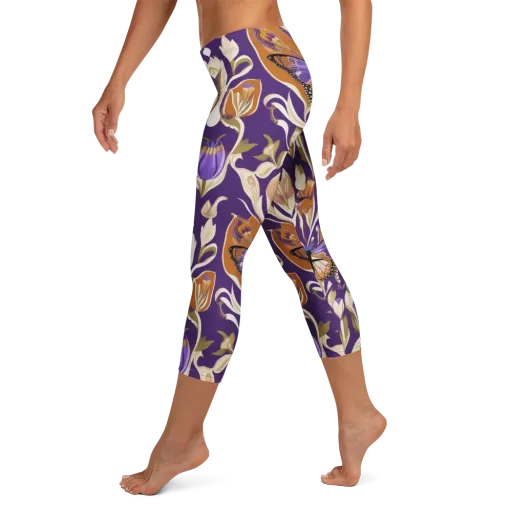 Amethyst Conservatory on a Capri Leggings