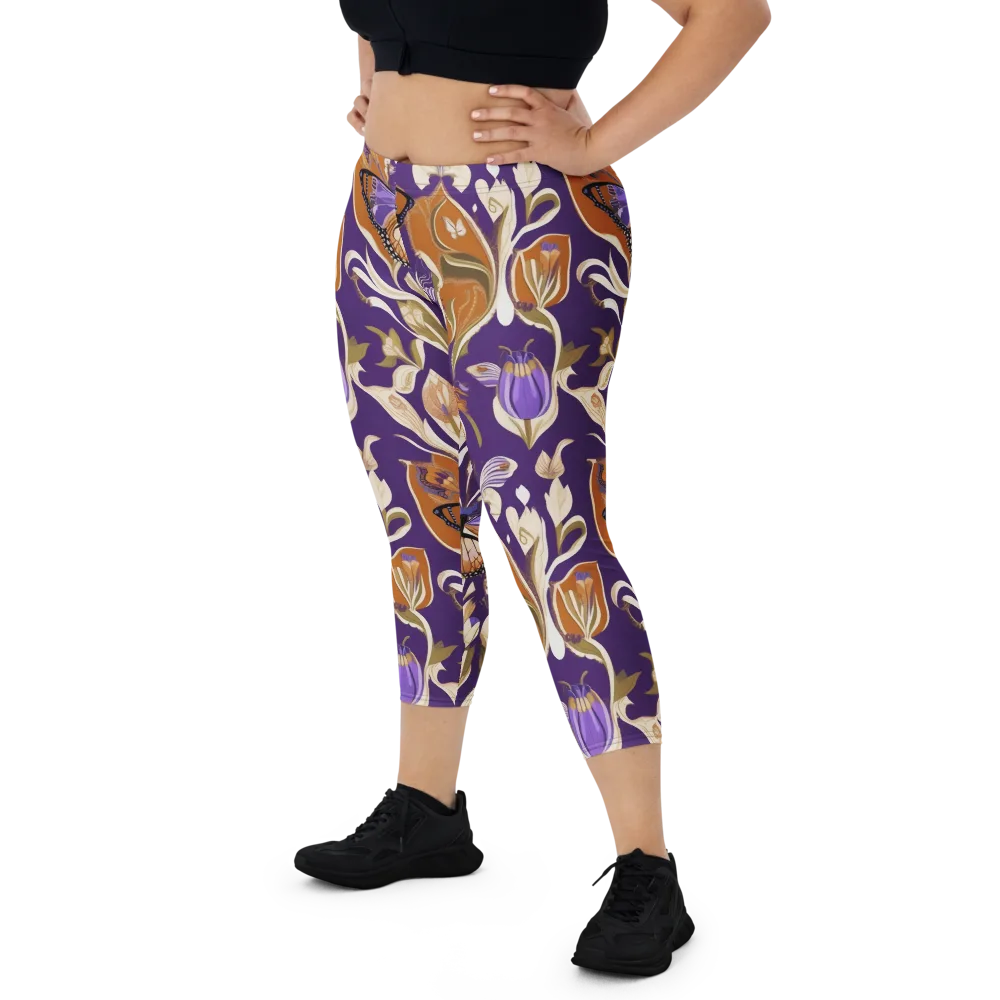 Amethyst Conservatory on Capri Leggings — Front