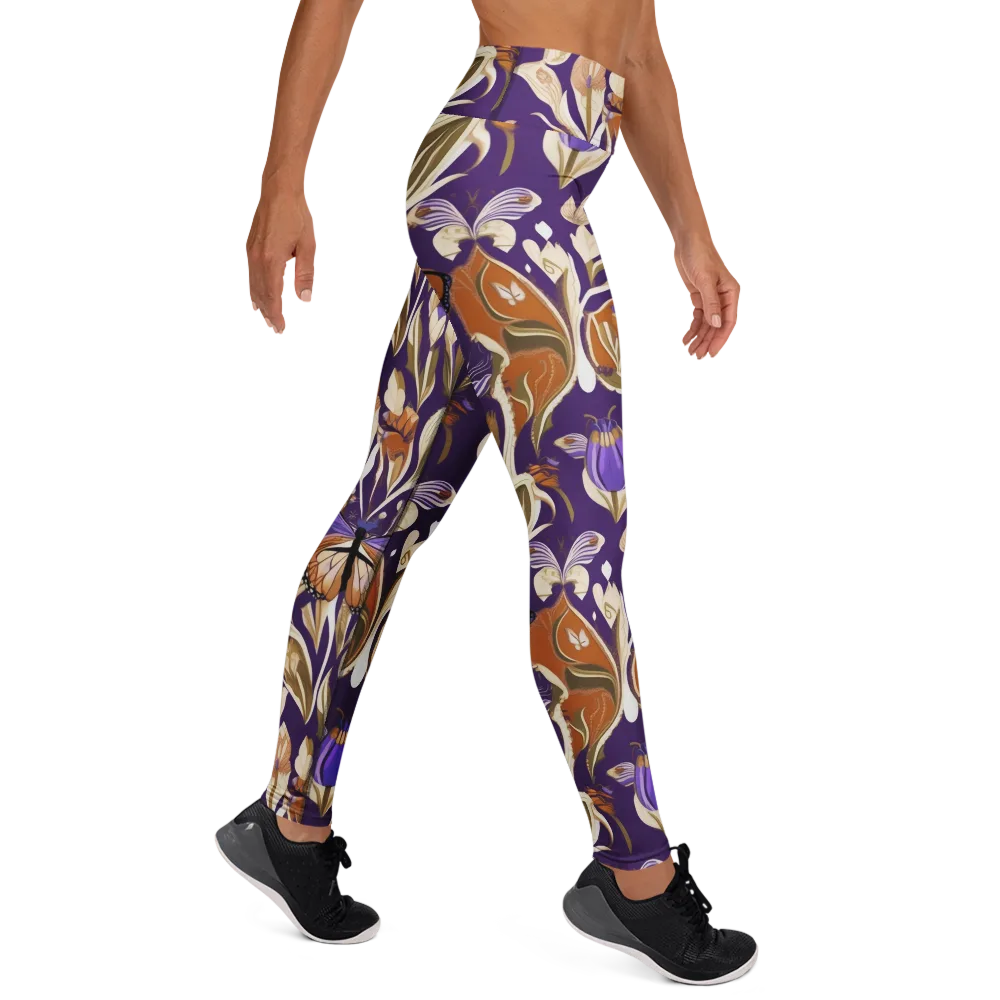 Amethyst Conservatory on Yoga Leggings — Right