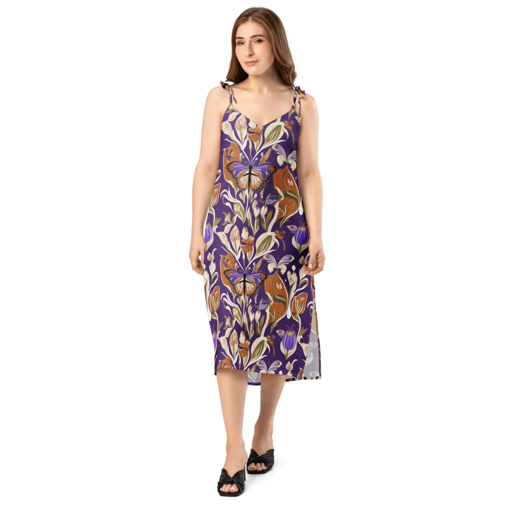 Amethyst Conservatory on Slip Dress — Front