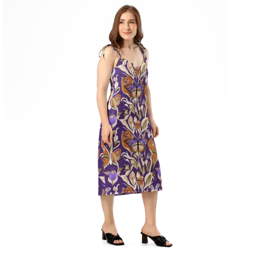 Amethyst Conservatory on a Slip Dress