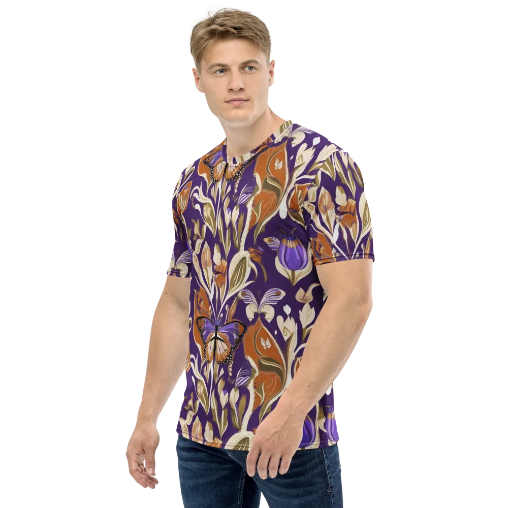 Amethyst Conservatory on Men's Crew Neck T-Shirt — Left