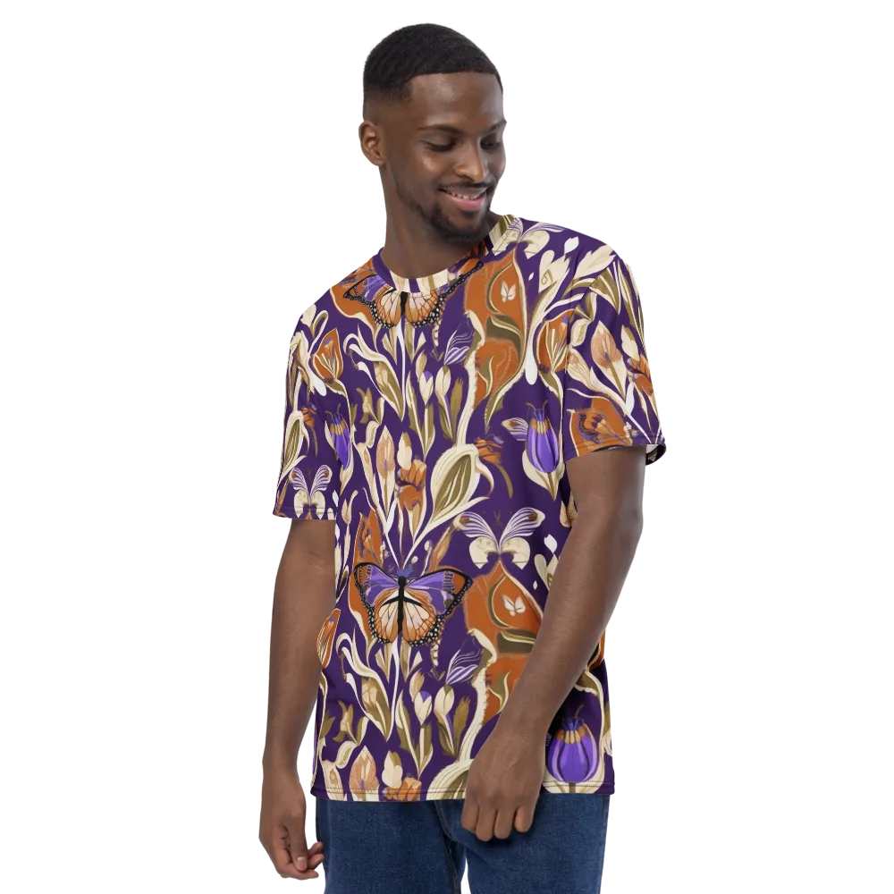 Amethyst Conservatory on Men's Crew Neck T-Shirt — Left