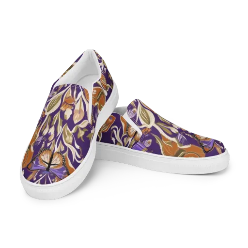 Amethyst Conservatory on a Men's Slip-On Canvas Shoes